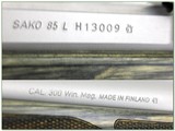 Sako Model 85 L Grey Wolf 300 Win Mag Laminate Stainless 24” Rifle Excellent - Image 4 of 4