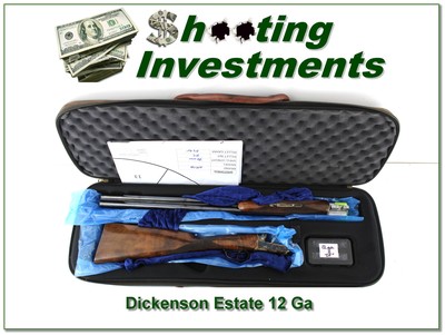 Dickinson Arms Estate 12 Ga SxS 28in NIB! - Image 1 of 4