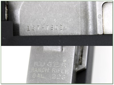 Ruger Ranch Rifle Mini-14 223 Rem Stainless All Weather 18” Rifle w Rings - Image 4 of 4