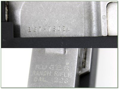 Ruger Ranch Rifle Mini-14 223 Rem Stainless All Weather 18” Rifle w Rings - Image 4 of 4