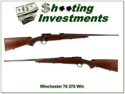 Winchester Model 70 Lightweight 270 Win 22” Rifle Excellent - Image 1 of 4