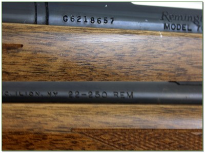 Remington 700 BDL Deluxe 22-250 Rem 24” Rifle Appear Unfired - Image 4 of 4