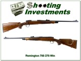 Remington 700 BDL Deluxe 270 Win 22” Rifle 1992 Excellent - Image 1 of 4