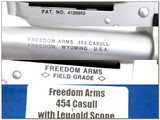 Freedom Arms Model 83 454 Casull Field Grade 7.5” Revolver w Box and Leupold 4x - Image 4 of 4