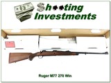 Ruger M77 Hawkeye African 270 Win 24” Rifle NIB w Rings - Image 1 of 4