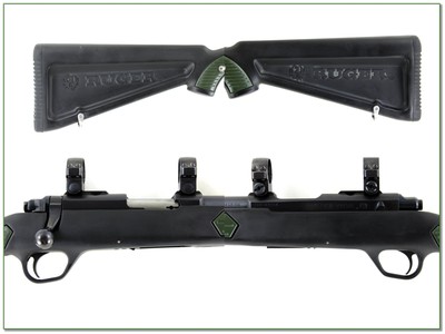 Ruger Model 77/22 22 LR Green Zytel Skeleton 20” Rifle w Rings 1991 Excellent - Image 2 of 4