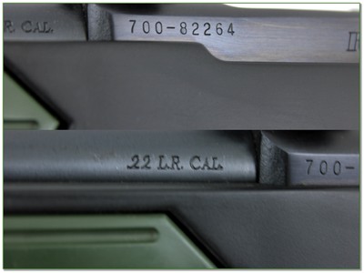 Ruger Model 77/22 22 LR Green Zytel Skeleton 20” Rifle w Rings 1991 Excellent - Image 4 of 4