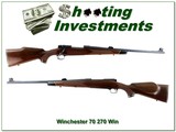 Winchester Model 70 270 Win Black Tip 22” Rifle 1971 Excellent - Image 1 of 4