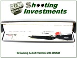 Browning A Bolt II Varmint Stalker 223 WSSM 24” HB NIB Appear Unfired - Image 1 of 4