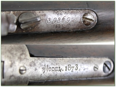 Winchester 1873 44 WCF Made in 1880 24” Lever Rifle f - Image 4 of 4