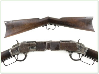 Winchester 1873 44 WCF Made in 1880 24” Lever Rifle f - Image 2 of 4