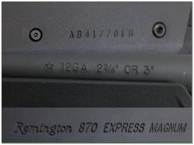 Remington 870 Express Magnum 12 Ga 20” w Magpul Furniture - Image 4 of 4