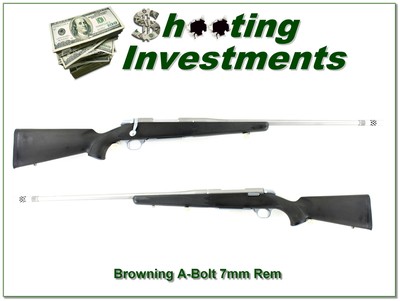 Browning A Bolt II Stainless Stalker 7mm Rem 26” w BOSS Excellent - Image 1 of 4