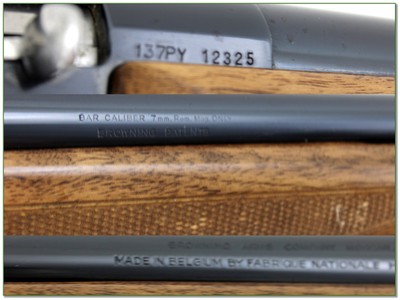 Browning BAR 7mm Rem Mag Belgium 24” Rifle - Image 4 of 4