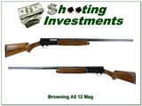 Browning A5 Magnum Twelve 12 Ga Belgium 32” VR F 1975 Appears Unfired - Image 1 of 4