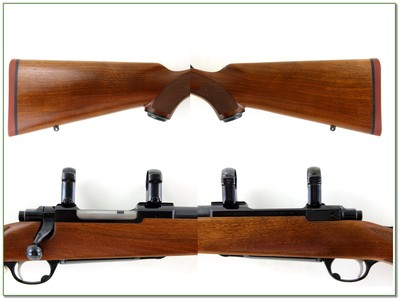 Ruger M77 22-250 Rem Red Pad 24” HB w Rings 1988 near new - Image 2 of 4