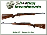 Merkel KR 1 Custom 223 Rem USA 22” Threaded Rifle Excellent - Image 1 of 4