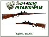 Ruger No. 1 B 6mm Rem 26” Rifle w Rings 1999 - Image 1 of 4