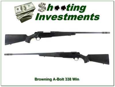 Browning A Bolt II Stalker 338 Win Mag 26” Rifle w BOSS - Image 1 of 4