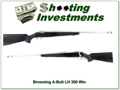 Browning A Bolt II LH 300 Win Mag Stainless Stalker 26” w BOSS Excellent - Image 1 of 4