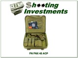 FN FNX-45 Tactical 45 ACP FDE 6” Threaded Pistol LNIC with Extras - Image 1 of 4