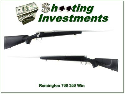 Remington 700 BDL 300 Win Mag Stainless Synthetic 24” Exc Cond