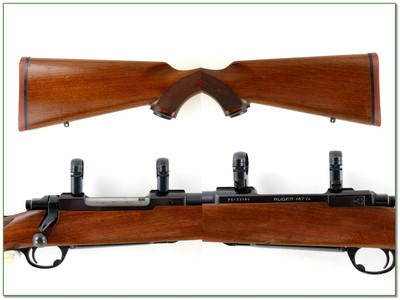 Ruger M77 7mm Rem Mag Red Pad 24” Rifle w Rings 1980 - Image 2 of 4