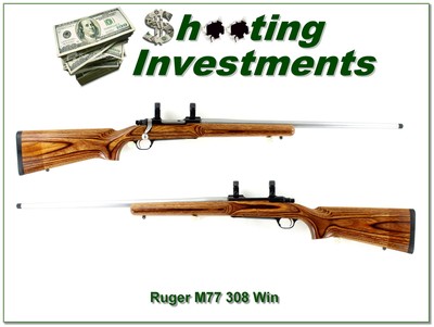Ruger M77 Mark II Target 308 Win 26” HB Threaded Stainless Laminate! - Image 1 of 4