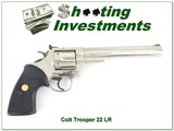 Colt, Trooper MK III 8in Polished Nickel 22 LR - Image 1 of 4