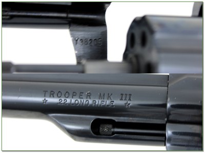 Colt Trooper II 22 LR 6in blued collector! - Image 4 of 4