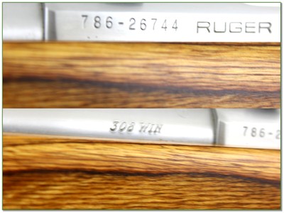 Ruger M77 Mark II 308 Win Stainless Laminate 22” Rifle w Rings 1999 - Image 4 of 4