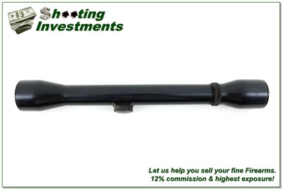 Vintage Weaver Marksman 4x USA Steel Rifle Scope w Fine Reticle - Image 4 of 4