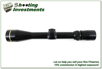 Leupold Vari-X III 3.5-10x Gloss Rifle Scope w Cover and Duplex Reticle Excellent - Image 2 of 4