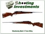 Weatherby Mark V 7mm Wby Mag German 24” Rifle Excellent Wood - Image 1 of 4