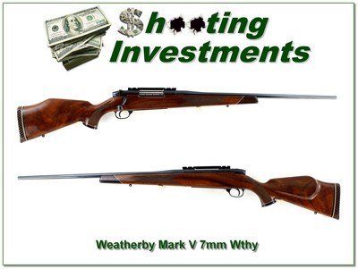 Weatherby Mark V 7mm Wby Mag German 24” Rifle Excellent Wood