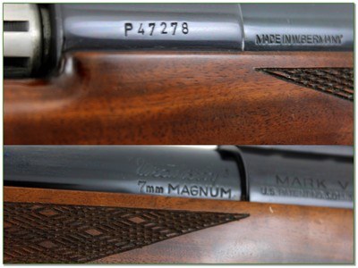 Weatherby Mark V 7mm Wby Mag German 24” Rifle Excellent Wood - Image 4 of 4