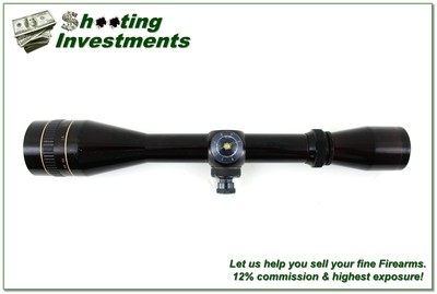 Leupold 3-9x Gloss Rifle Scope w AO, Target Turret Caps, and Duplex Reticle - Image 3 of 4