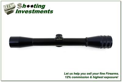 Vintage Redfield 4X 3/4in Rifle Rimfire Scope w Duplex Reticle Excellent - Image 2 of 5