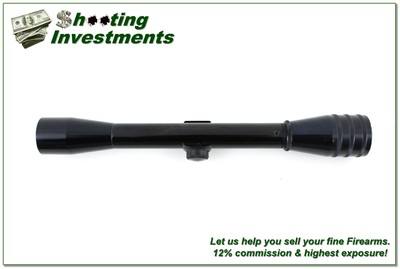 Vintage Redfield 4X 3/4in Rifle Rimfire Scope w Duplex Reticle Excellent - Image 5 of 5