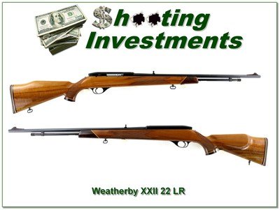 Weatherby Mark XXII 22 LR Tube Tubular Fed 24” Rifle Near New - Image 1 of 4