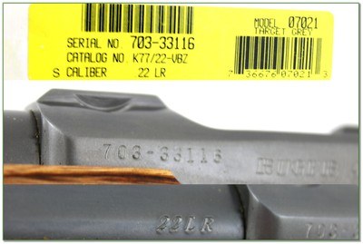 Ruger All Weather 77/22 Laminate 22 LR 24” w Rings 2003 NIB Unfired - Image 4 of 4
