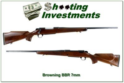 Browning BBR 7mm Rem Mag 24” Bolt Rifle Rare Excellent - Image 1 of 4