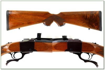 Ruger No. 1 B 243 Win 26” Rifle w Rings 1996 Excellent Wood Figure - Image 2 of 4