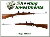Ruger M77 7mm Rem Mag Red Pad 24” Rifle w Rings 1982 Excellent - Image 1 of 4