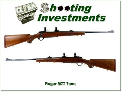 Ruger M77 7mm Rem Mag Red Pad 24” Rifle w Rings 1982 Excellent - Image 1 of 4