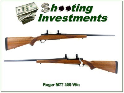 Ruger M77 Mark II LH 300 Win Mag 24” Rifle w Rings 1991 - Image 1 of 4