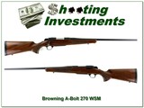 Browning A Bolt II Hunter 270 WSM 23” Rifle - Image 1 of 4