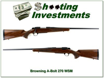 Browning A Bolt II Hunter 270 WSM 23” Rifle - Image 1 of 4
