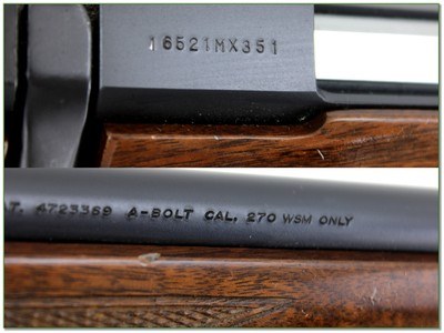 Browning A Bolt II Hunter 270 WSM 23” Rifle - Image 4 of 4
