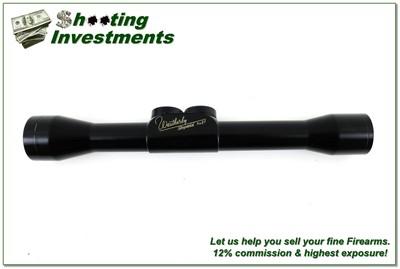 Weatherby Imperial 4x81 4x Gloss German Rifle Scope w Fine Reticle - Image 1 of 4